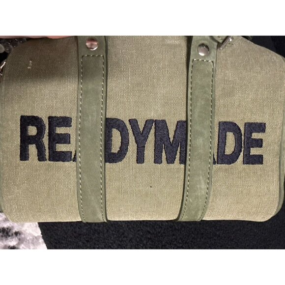 Readymade Olive Green Canvas Overnight Bag Made In Japan - Picture 4 of 15